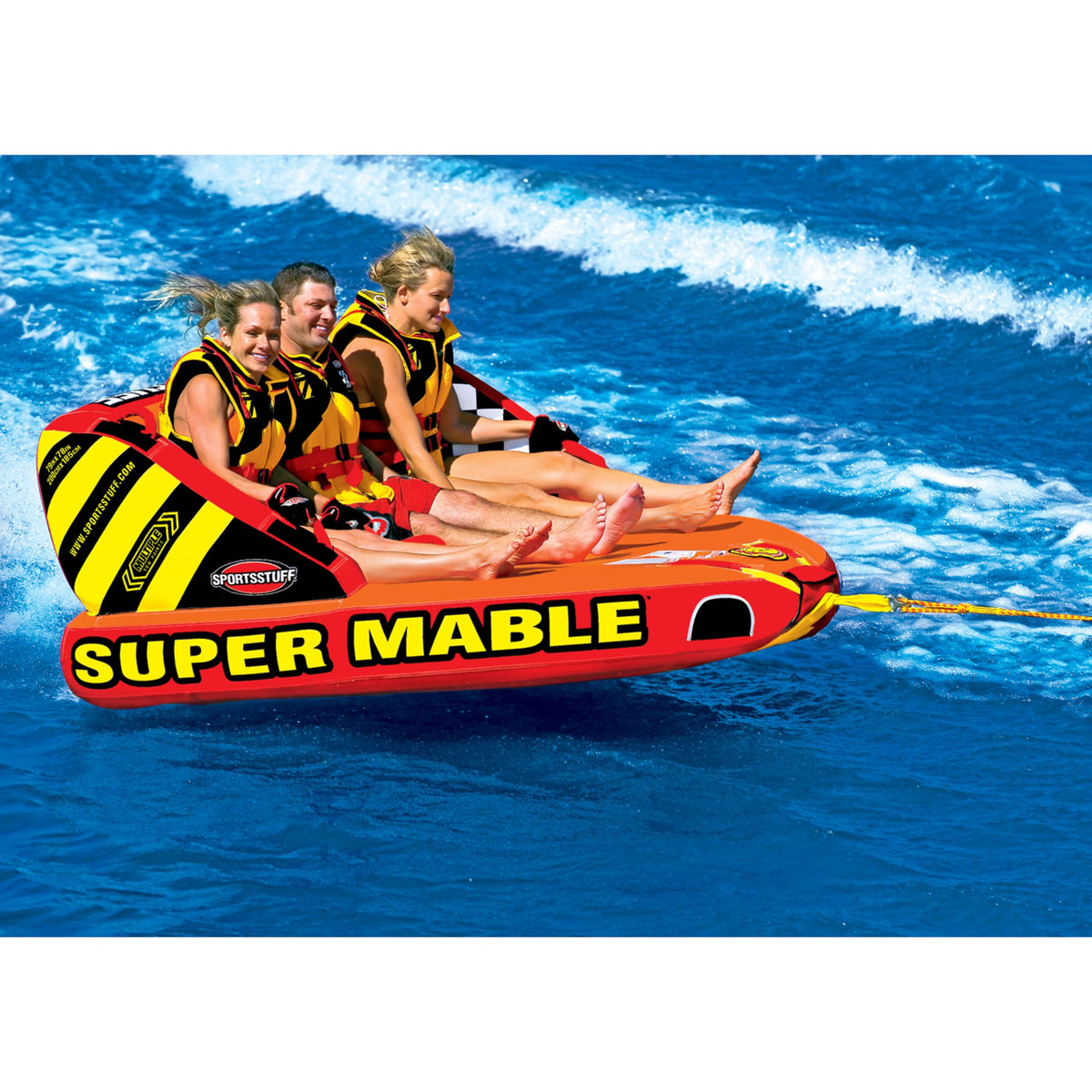 Airhead AHT2223SM Super Mable Inflatable Triple Rider Towable