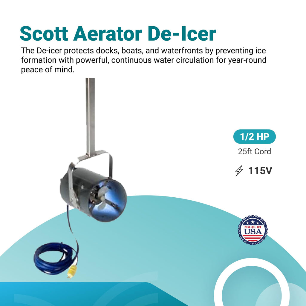 Scott Aerator DeIcer for Lakes & Ponds