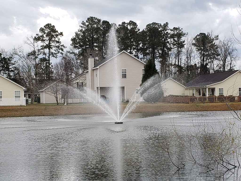 Vanguard Water Creations Hydro Torque Series Floating Fountains for Lake, Pond, Pool | 5 HP, 100' Power Cord (Includes 5 Spray Patterns)