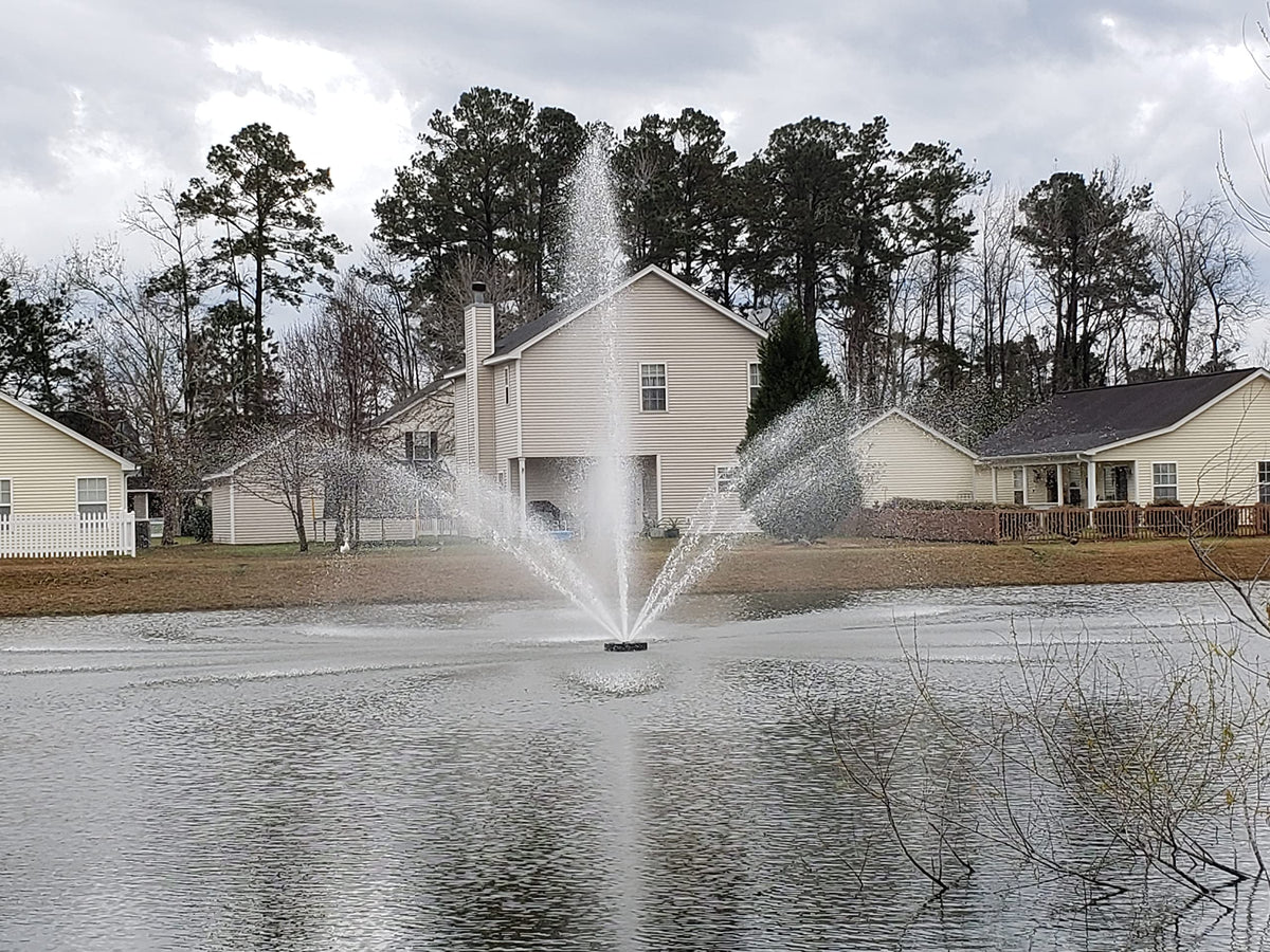 Vanguard Water Creations Hydro Torque Series Floating Fountains for Lake, Pond, Pool | 5 HP, 100' Power Cord (Includes 5 Spray Patterns)