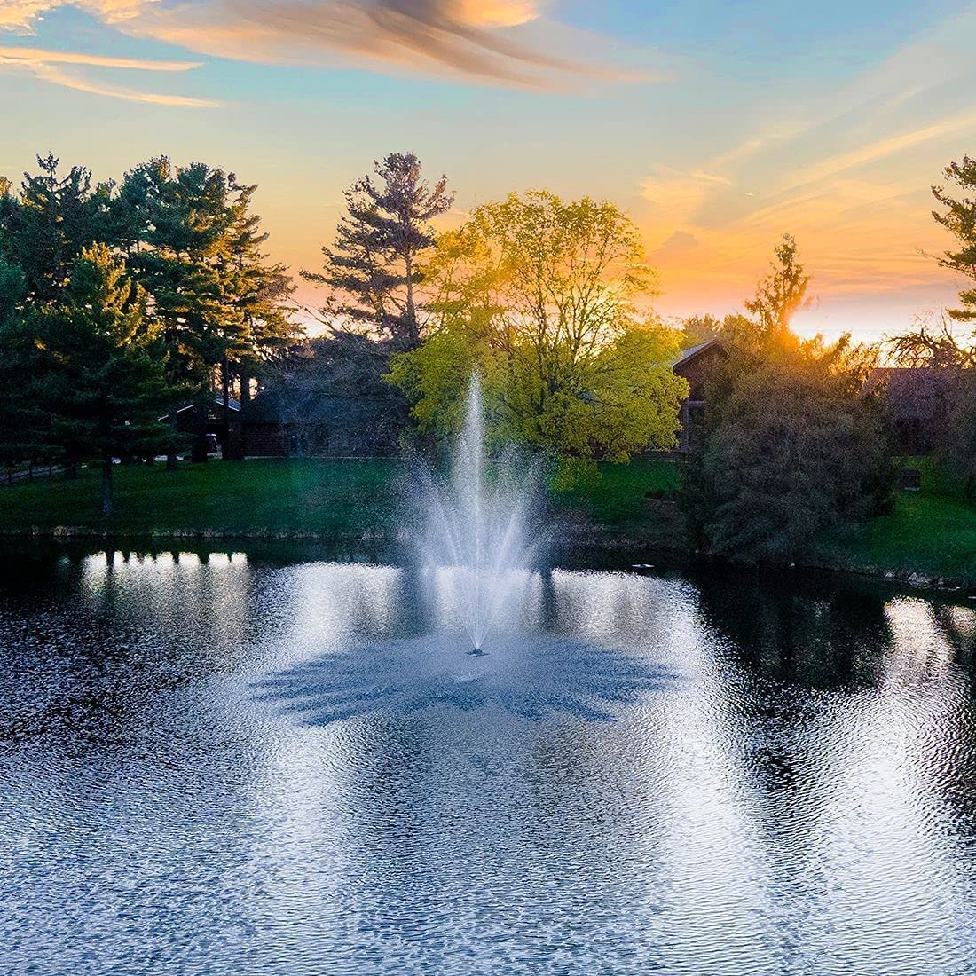 Scott Aerator Amherst Pond Fountain
