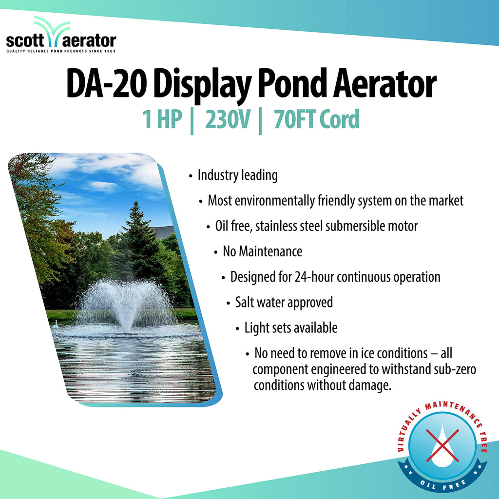 Scott Aerator DA-20 Display Pond Aerator