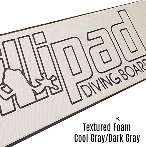 Lillipad Diving Board Boat or Dock - Includes Board, Surface Mount, and Upgraded SEADEK Foam Surface