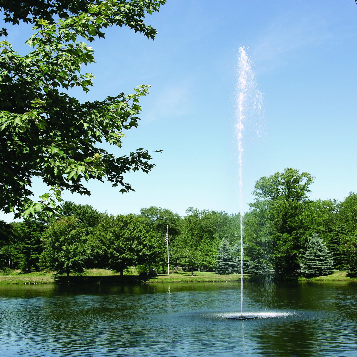 Scott Aerator Jet Stream Fountain - 1/2 HP 115V Pond Aerator with 70 ft. Electric Cord