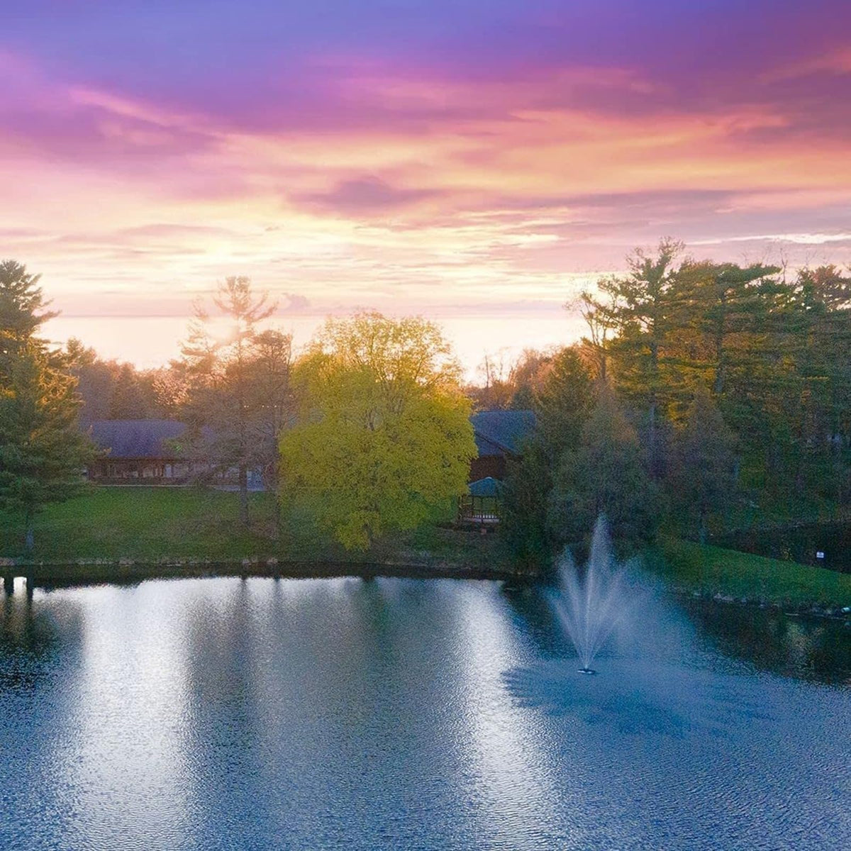 Scott Aerator Amherst Pond Fountain