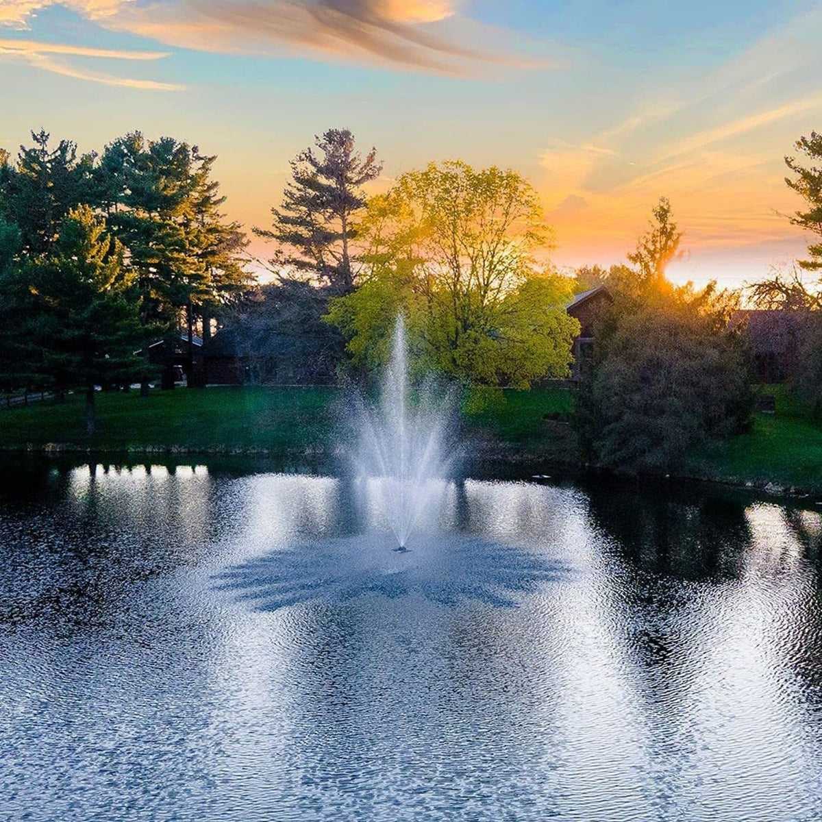 Scott Aerator Amherst Pond Fountain