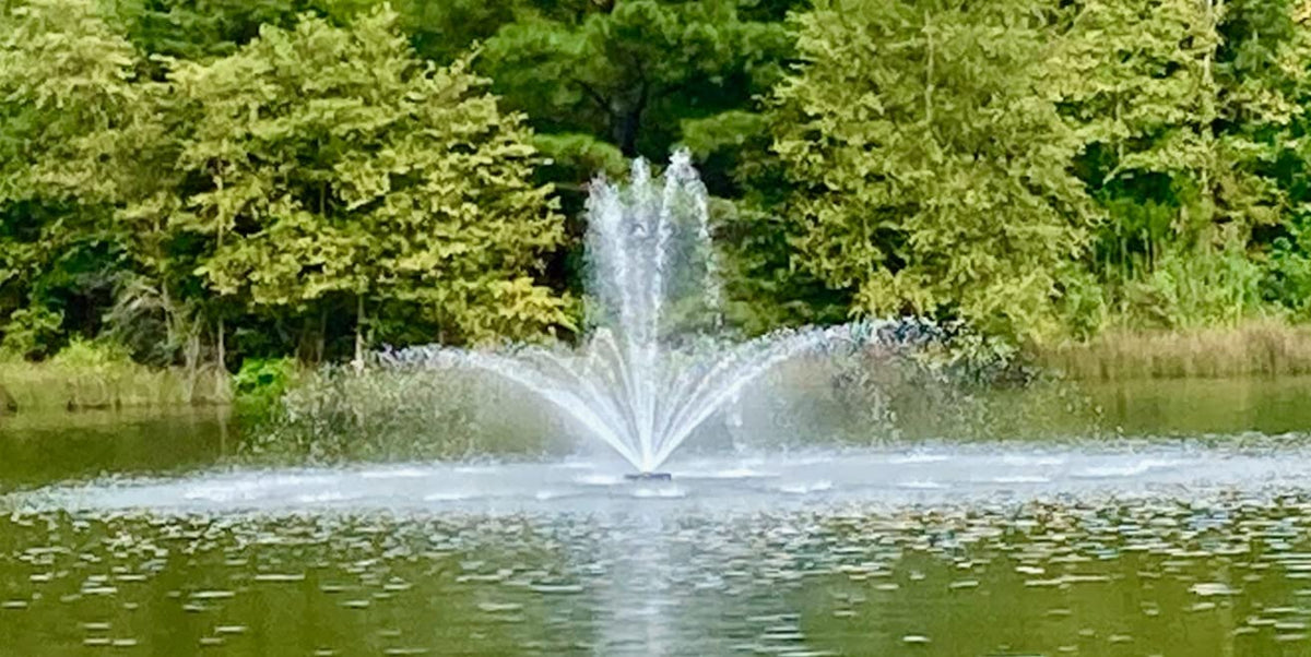 Vanguard Water Creations Hydro Torque Series Floating Fountains for Lake, Pond, Pool | 1 HP and 100' Power Cord (Includes 5 Spray Patterns)