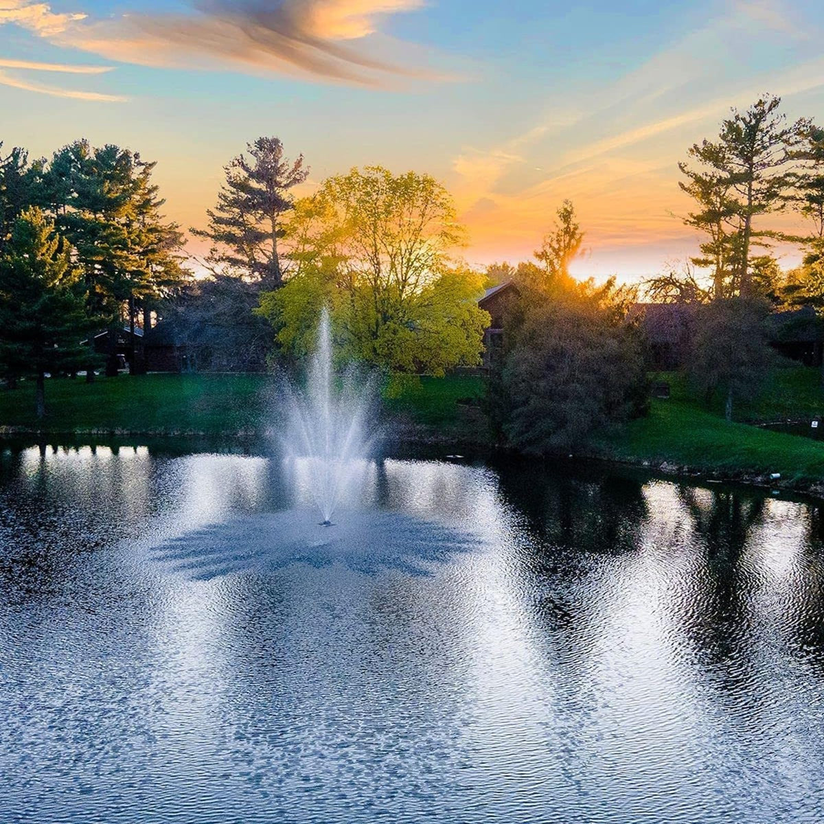 Scott Aerator Amherst Pond Fountain
