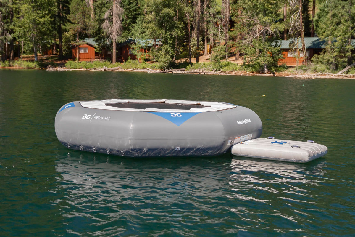 Recoil Tramp- Inflatable Trampoline with C- Deck, 14'