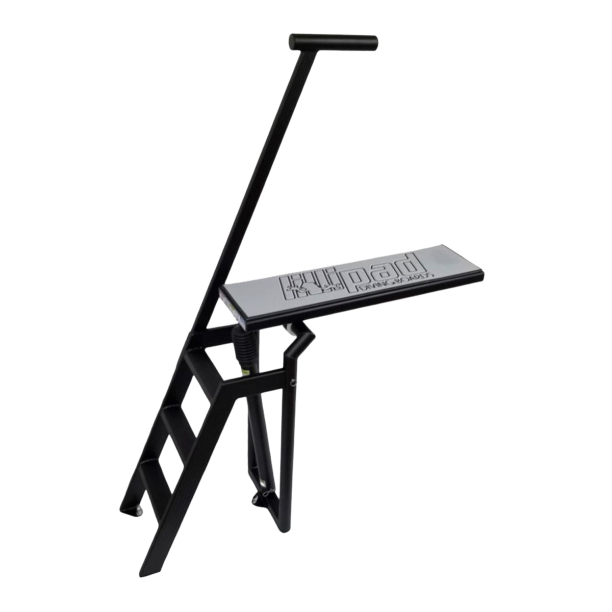 Lillipad Diving Board Pack - Black Powder Coat - Includes Board, Surface Mount, and Upgraded SEADEK Foam Surface